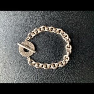 Tiffany & Co 1837 Sterling Silver Toggle Bracelet
